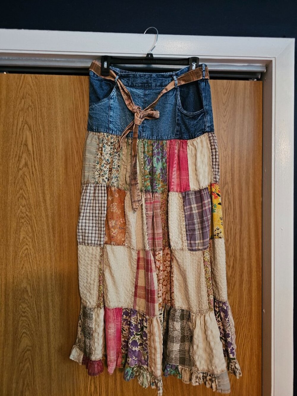Boho Patchwork Skirt